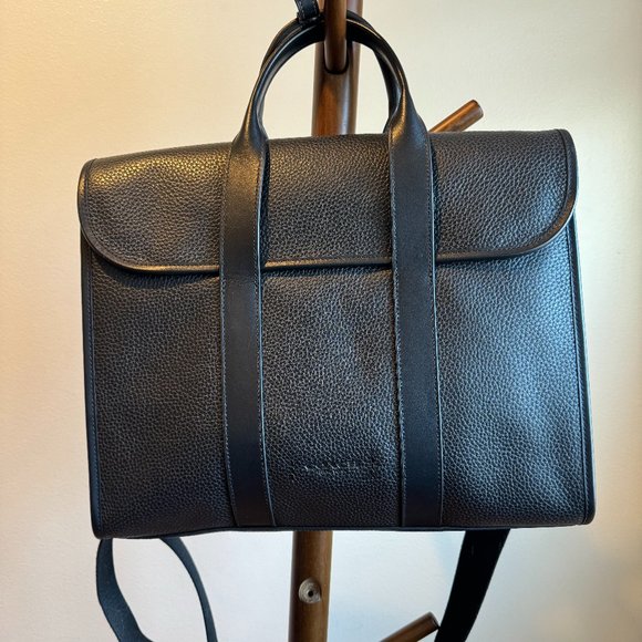 COACH Gotham Portfolio C5318 Men's Leather Briefcase, Shoulder Bag Black - NWOT - Picture 1 of 5